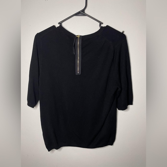 Philosophy, short sleeve, zip, back sweater, size medium - Picture 4 of 7